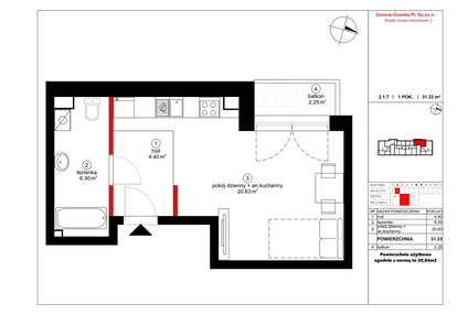 Mieszkanie w inwestycji: Czynu Społecznego 65F