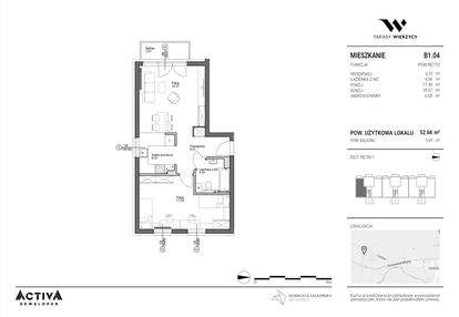 Mieszkanie w inwestycji: Tarasy Wierzycy