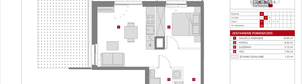 Mieszkanie w inwestycji: Dzielnica Mieszkaniowa Metro Zachód - etap 8.2