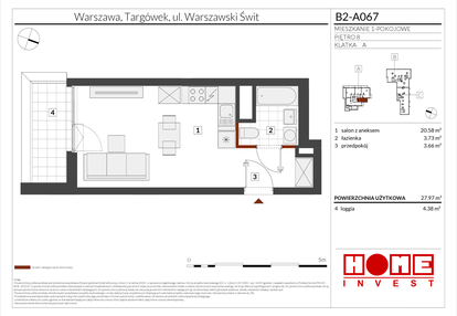Mieszkanie w inwestycji: Warszawski Świt etap IX