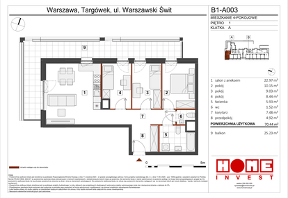 Mieszkanie w inwestycji: Warszawski Świt etap VIII