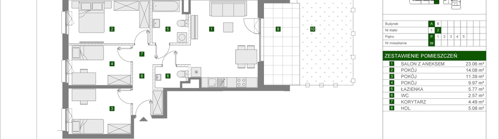 Mieszkanie w inwestycji: Osiedle Urbino etap 4.1
