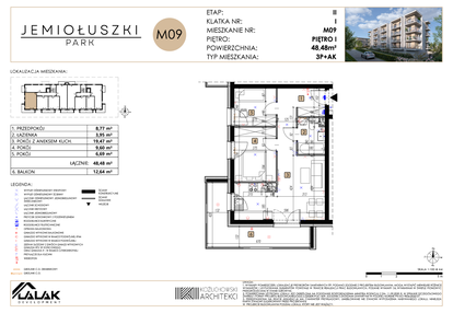 Mieszkanie w inwestycji: Jemiołuszki Park etap 2