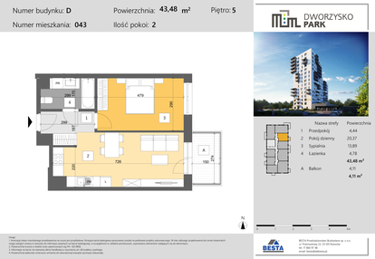 Mieszkanie w inwestycji: Dworzysko Park - Etap III