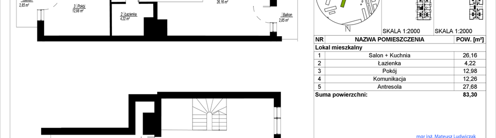 Mieszkanie w inwestycji: Jasielska 8C