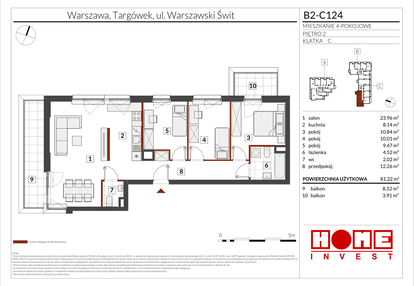 Mieszkanie w inwestycji: Warszawski Świt etap IX