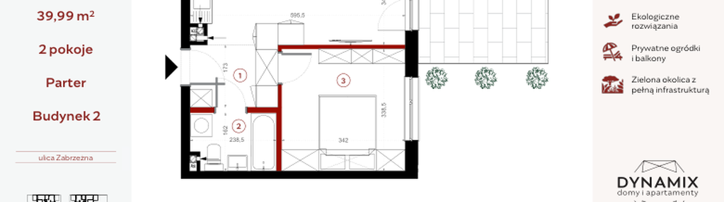 Mieszkanie w inwestycji: Apartamenty Dwie Rzeki