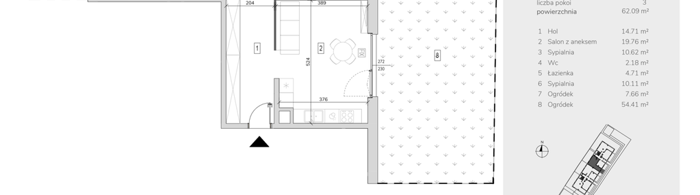 Mieszkanie w inwestycji: Orzechowa 2