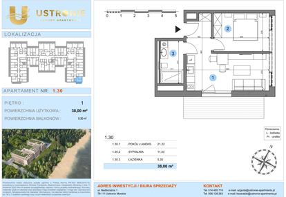 Mieszkanie w inwestycji: Ustronie Luxury Apartments