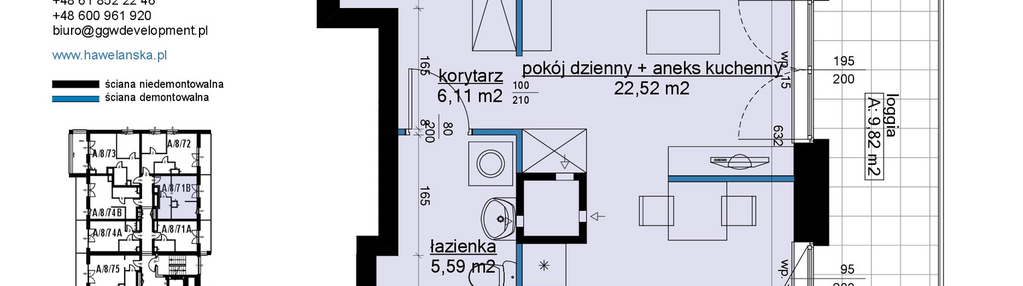 Mieszkanie w inwestycji: Osiedle Hawelańska etap III - bud. A