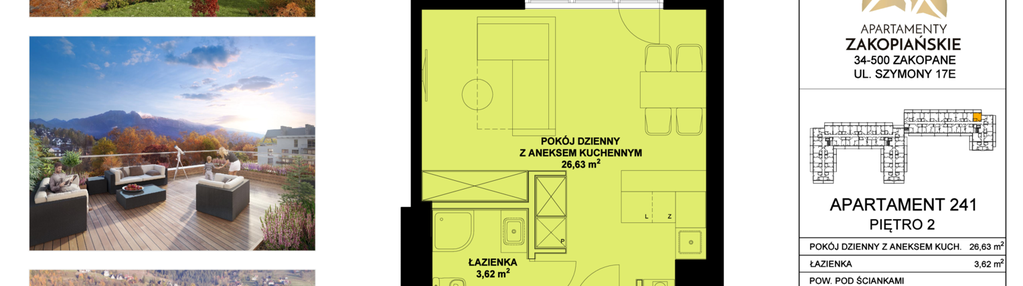 Mieszkanie w inwestycji: Apartamenty Zakopiańskie