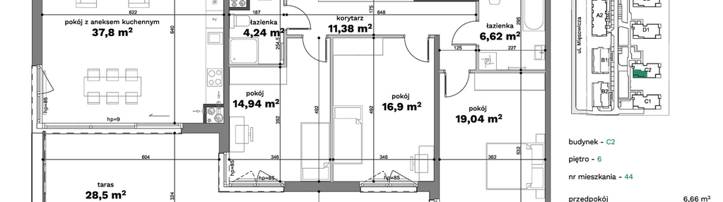 Mieszkanie w inwestycji: Forma Otwarta etap C