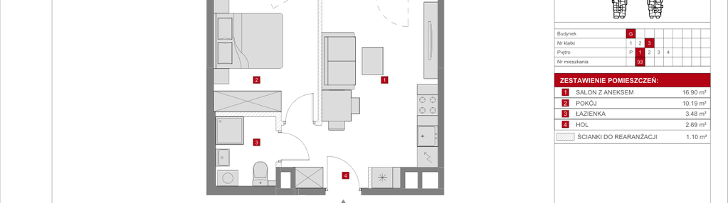 Mieszkanie w inwestycji: Dzielnica Mieszkaniowa Metro Zachód - etap 8