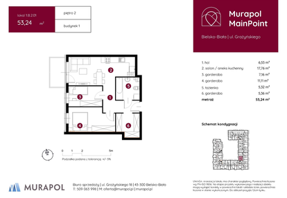 Mieszkanie w inwestycji: Murapol MainPoint