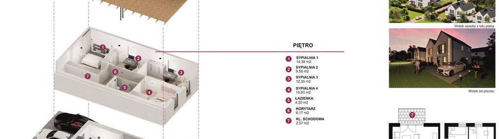Dom w inwestycji: Rubinowa Park etap II
