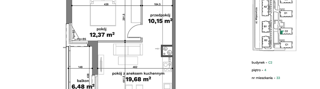 Mieszkanie w inwestycji: Forma Otwarta etap C