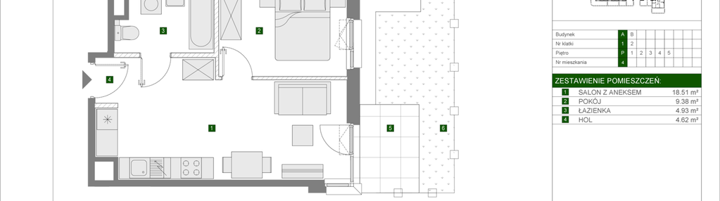 Mieszkanie w inwestycji: Osiedle Urbino etap 4.1