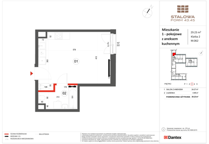 Mieszkanie w inwestycji: Stalowa Form 43.45