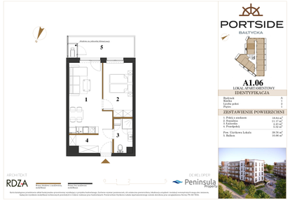 Mieszkanie w inwestycji: Portside Bałtycka