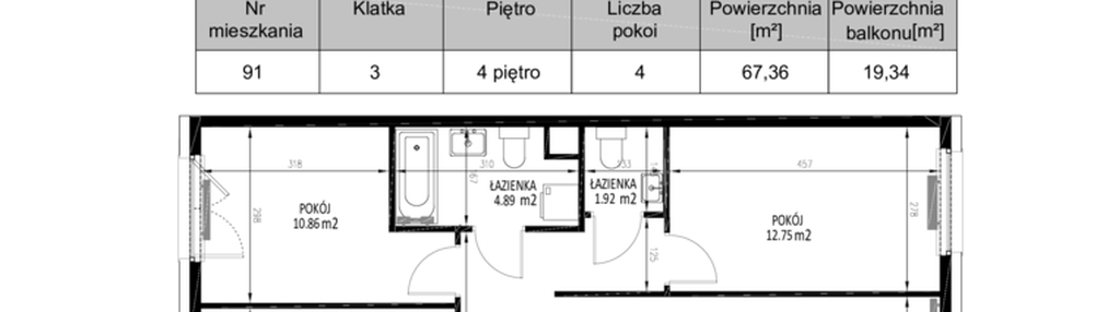 Mieszkanie w inwestycji: Krakowskie Tarasy etap V