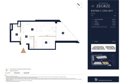 Mieszkanie w inwestycji: Rezydencja Zegrze etap III