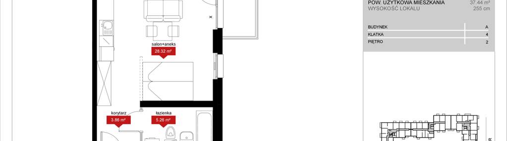 Mieszkanie w inwestycji: Atrium - Nowy Szczepin