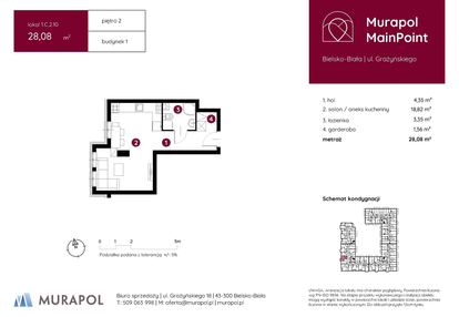 Mieszkanie w inwestycji: Murapol MainPoint