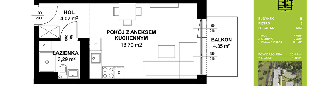Mieszkanie w inwestycji: Triton Kampinos III