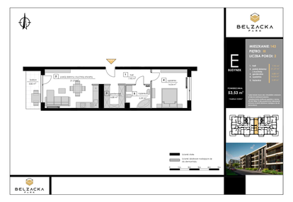 Mieszkanie w inwestycji: Belzacka Park etap III