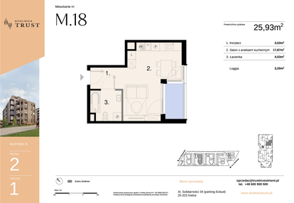 Mieszkanie w inwestycji: Dzielnica Trust