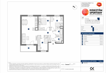 Mieszkanie w inwestycji: Mokotów Sportowy 3.1