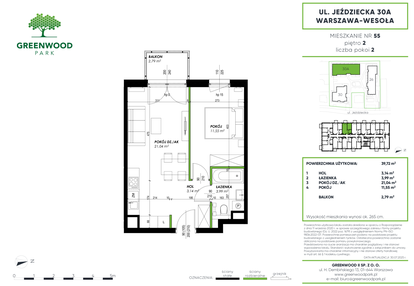 Mieszkanie w inwestycji: Greenwood Park