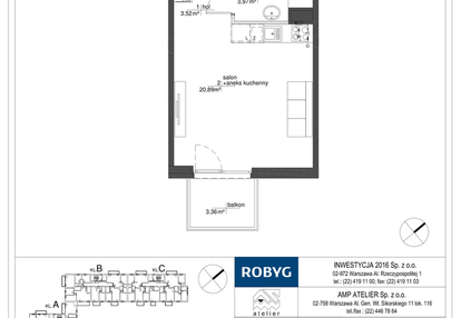 Mieszkanie w inwestycji: Rytm Mokotowa - etap 2A