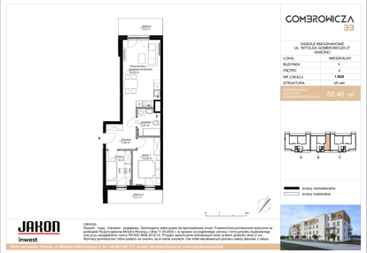 Mieszkanie w inwestycji: Gombrowicza 33