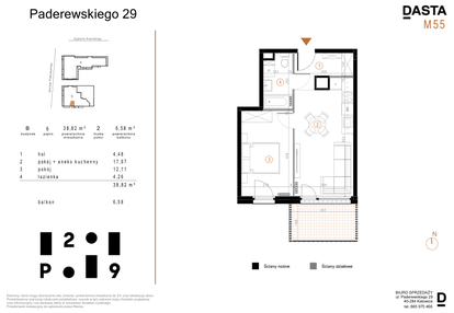 Mieszkanie w inwestycji: Paderewskiego 29