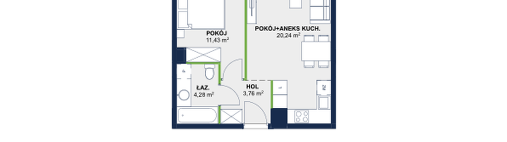 Mieszkanie w inwestycji: Wolne Miasto etap VII