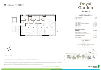 Mieszkanie w inwestycji: Royal Garden Wilanów Apartamenty