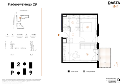 Mieszkanie w inwestycji: Paderewskiego 29