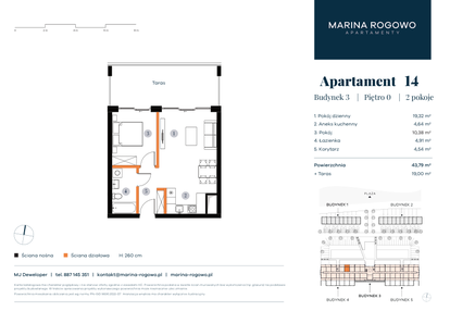 Mieszkanie w inwestycji: Apartamenty Marina Rogowo