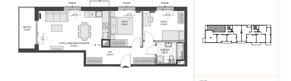 Mieszkanie w inwestycji: Przystań Brzeźno etap 1.2
