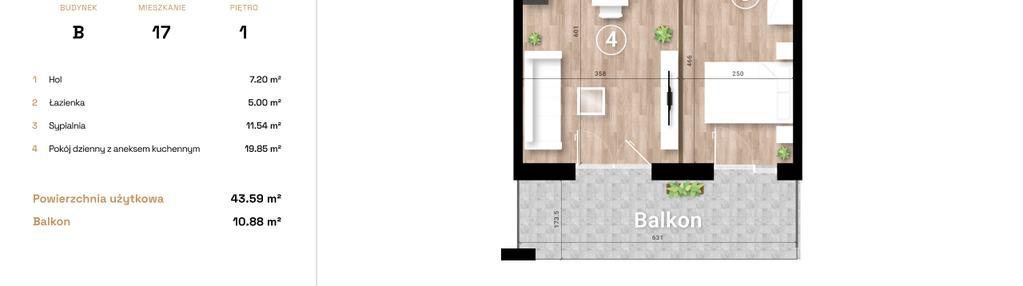 Mieszkanie w inwestycji: Krzesławickie Tarasy