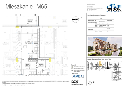 Mieszkanie w inwestycji: Apartamenty Widok Włoszczowa