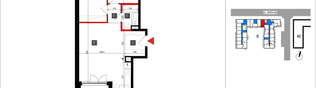 Mieszkanie w inwestycji: Skrajna 9 bud. D