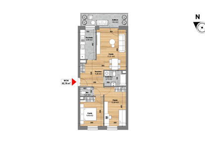 Mieszkanie w inwestycji: Przy Kochanowskiego