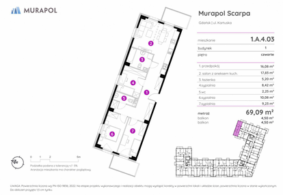 Mieszkanie w inwestycji: Murapol Scarpa