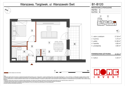 Mieszkanie w inwestycji: Warszawski Świt etap VIII