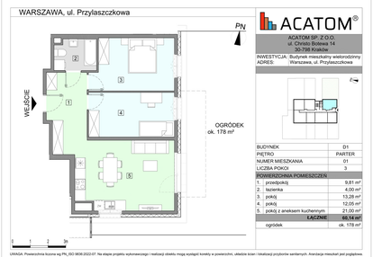 Mieszkanie w inwestycji: Wawer Go 2.0