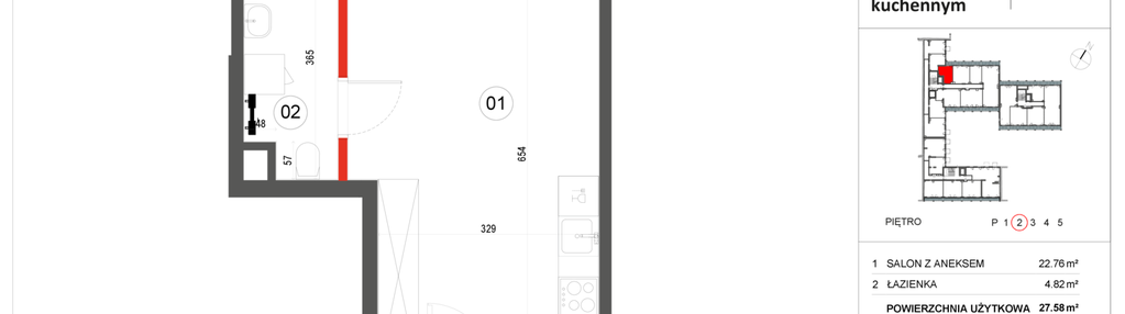 Mieszkanie w inwestycji: Stalowa Form 43.45
