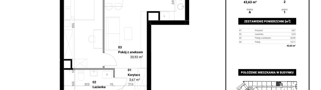 Mieszkanie w inwestycji: Kolejova 1