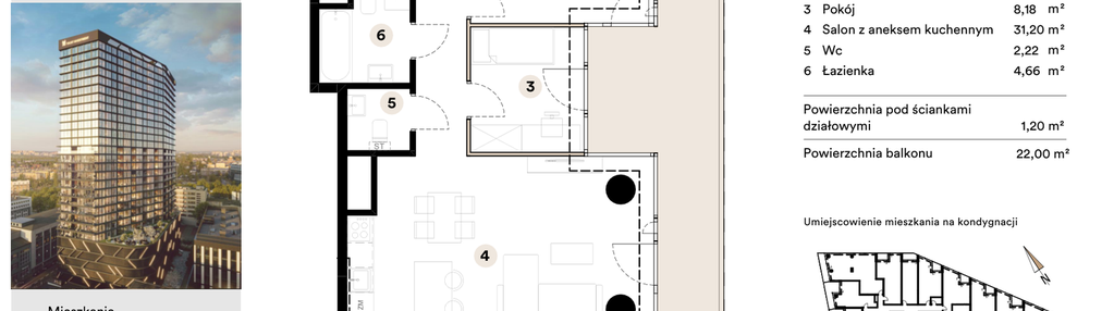 Mieszkanie w inwestycji: O27 Apartamenty Opolska